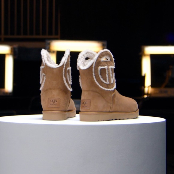 🆕Ugg X Telfar Limited Edition Chestnut Brown Classic Short Telfar Logo Ugg Boot - Picture 7 of 15